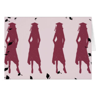 negro y chicas del graduado de Borgoña