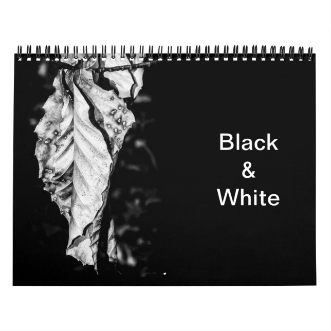 Negro y el calendario blanco (Tapa)