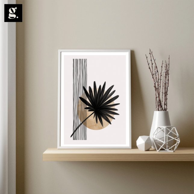 Negro y Oro, arte moderno en una planta, arte pací (Subido por el creador)