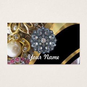 Negro y oro bling