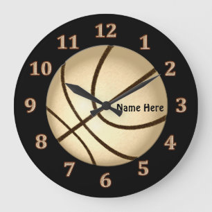 Negro y relojes de pared personalizados oro del