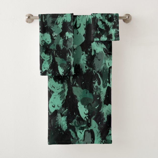 Negro y Verde azulado (In situ)