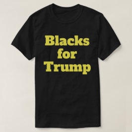 Negros para la camiseta de Trump