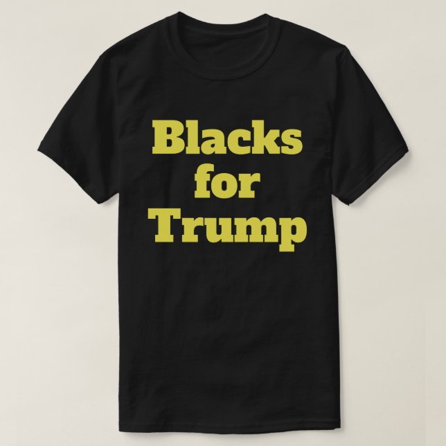 Negros para la camiseta de Trump (Diseño del anverso)