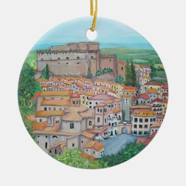 Nel Cimino, ornamento de Soriano de Italia (Frente)