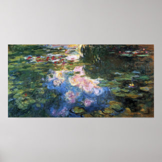 Nenúfares de Claude Monet, Arte de Jardín Vintage