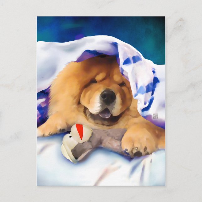 NEO tarjeta postal para mascar el perro (Anverso)