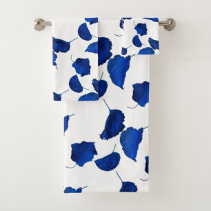 Neon Blue Apricot Leaves