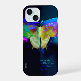 Neon Butterfly Funda