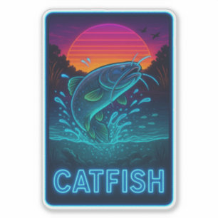 Neon Catfish Pegatina