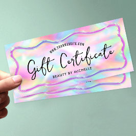 Neon Colours Holographic Spa Certificado de regalo