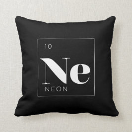 Neón de //de la almohada de los elementos de tabla
