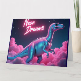 Neon Dreams - Tarjeta de cumpleaños