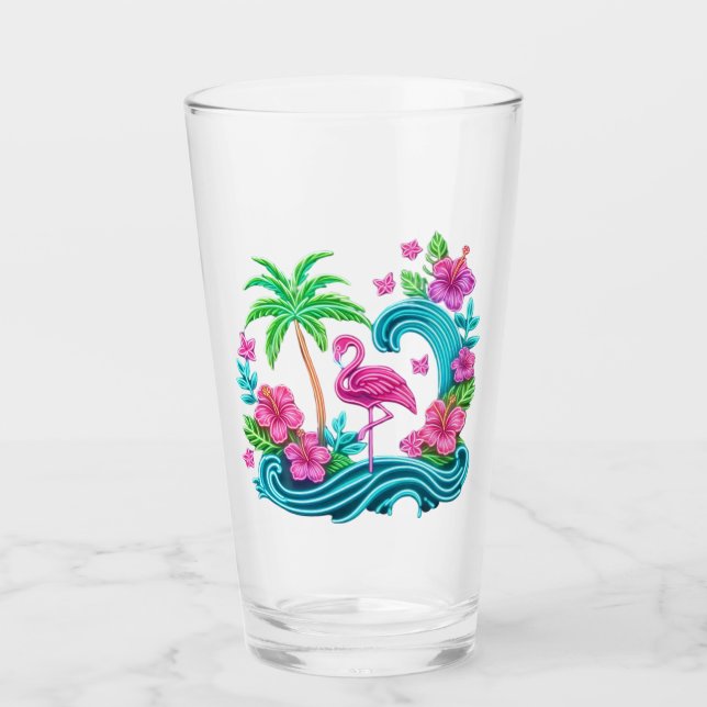 Neon Flamingo Tropical (Anverso)