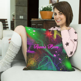 Neon Glow en la almohada Personalizado oscura