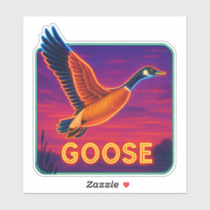 Neon Goose Pegatina