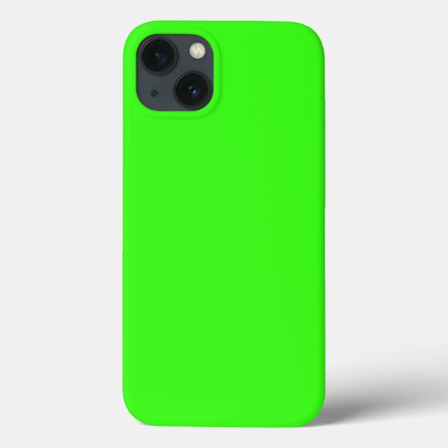Neon Green Tough Xtreme iPhone X Funda (Reverso)