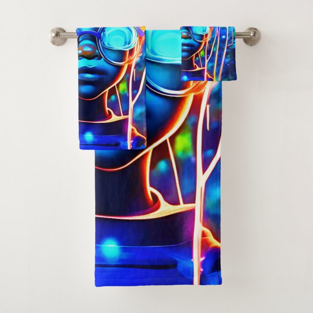 Neon Jellyfish Child Vision (In situ)