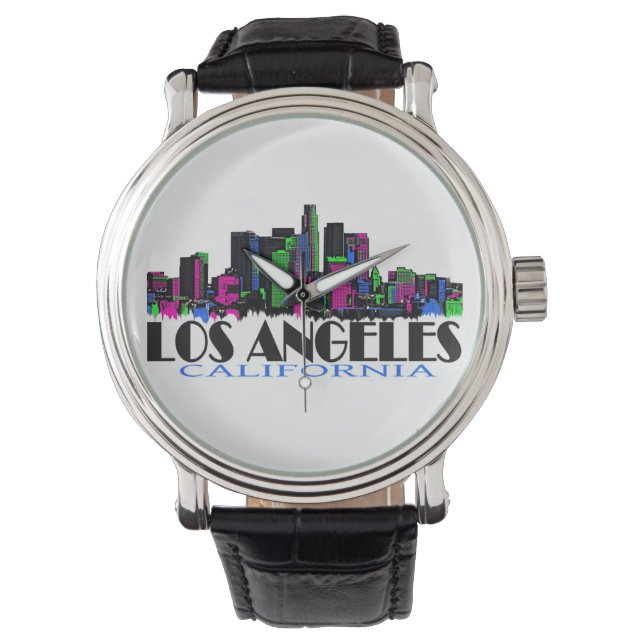 Neon Los Angeles reloj de pulsera de línea aérea d (Anverso)
