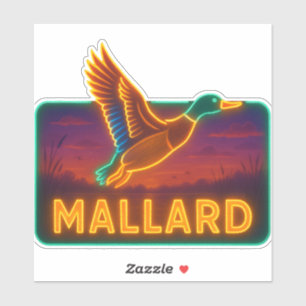 Neon Mallard Pegatina
