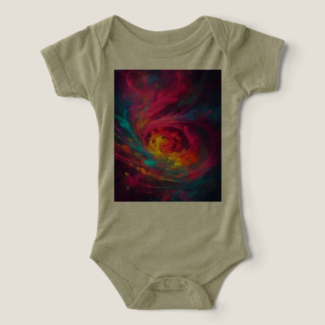 Neon Mystical Swirls Splattered Bellat + Canva Inf (Diseño delantero )