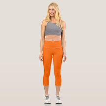 Neon Naranja Funky Leggings