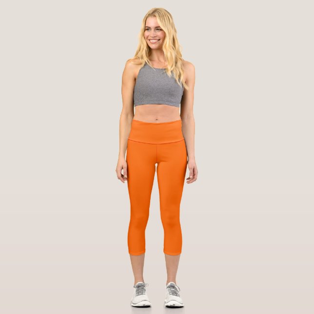 Neon Naranja Funky Leggings (Anverso)