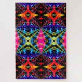 Neon Psychedelic Jigsaw Puzzle 1