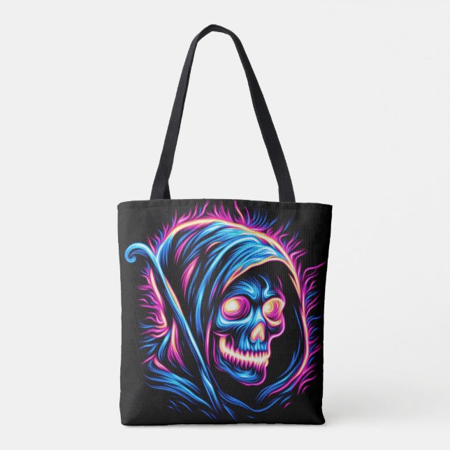 Neon Reaper Glow - Bolsa de cráneo (Reverso)