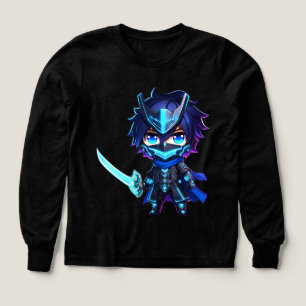 Neon Shadow - Chibi Cyber Ninja Sweatshirt Product