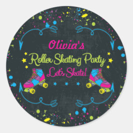 Neon Skate Fiestas Pegatinas