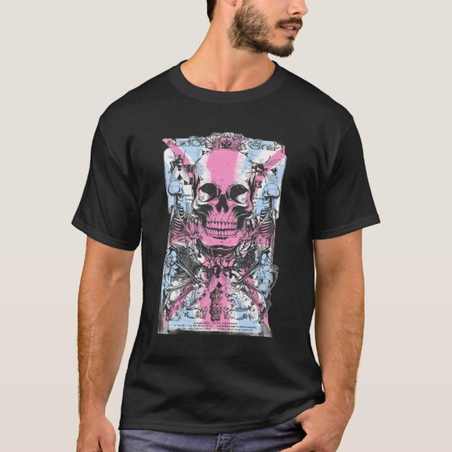 Neon Skull Fusion - Camiseta (Anverso)