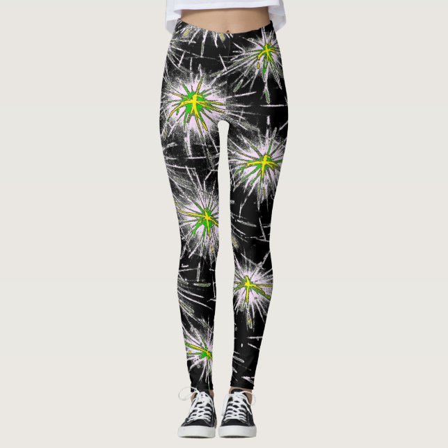 Neon Starburst Leggings (Anverso)