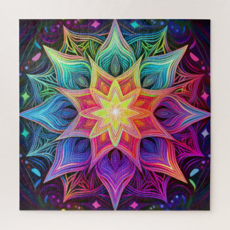 Neon Stars Puzzle