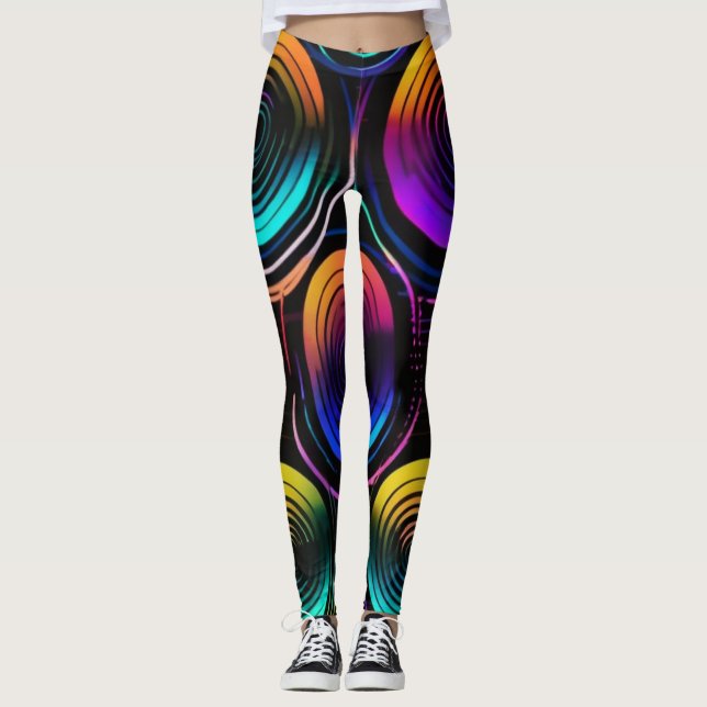 Neon Vibe Radiance Leggings (Anverso)