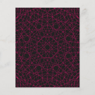 Neon Web Pattern Moderno Volante - Personalizable