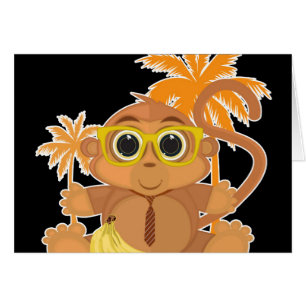 Nerd de mono - Negro