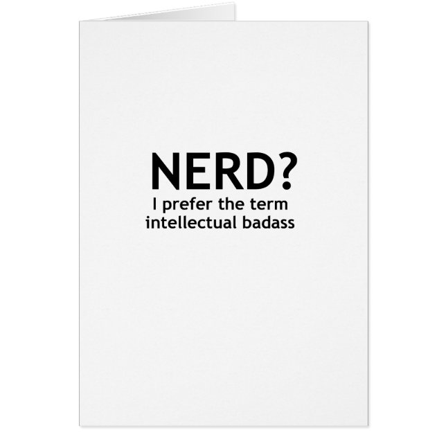 ¿Nerd? Diseño divertido y original (Frente)