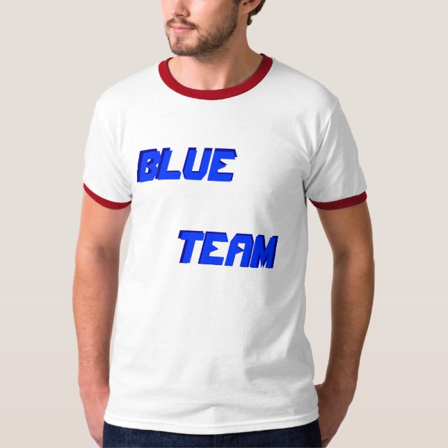 Nerf guerrea camiseta azul del equipo (Anverso)