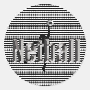 Netball El Juego, Pegatinas Redondos