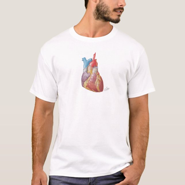 Netter Aspecto anterior del corazón en camiseta es (Anverso)
