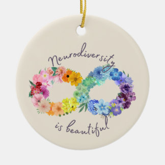 Neurodiversidad es un hermoso ornamento floral