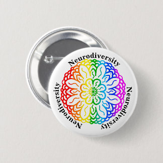 Neurodiversidad Sensibilización Botón Rainbow Mand