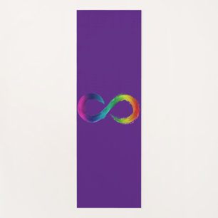 Neurodiversidad Yoga mat (púrpura) - conciencia de