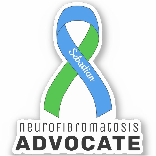 Neurofibromatosis Advocate Pegatina vinílico (Anverso)