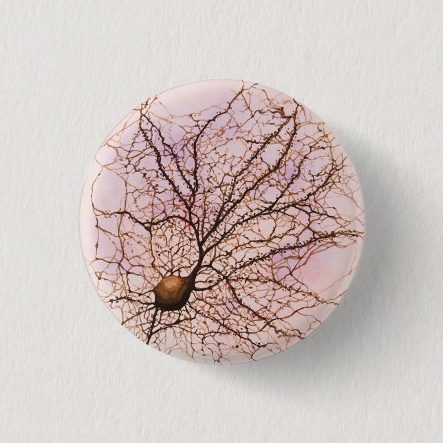 Neurona de Hippocampal - botón y Pin (Anverso)