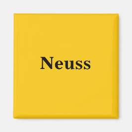 Neuss imán escudo oro Gleb