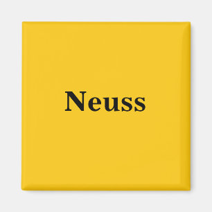 Neuss imán escudo oro Gleb