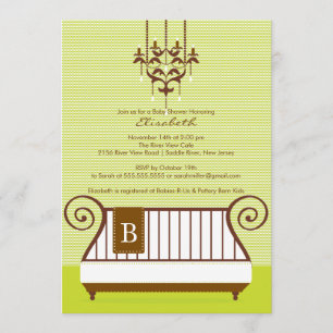 Neutral elegante de la invitación de Baby Shower