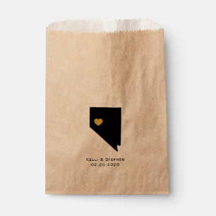 Nevada Boda Favor Trate Sacks, Bolsas de Regalo